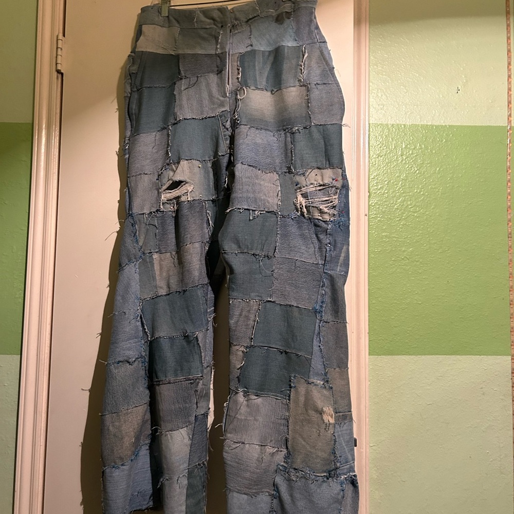 Brick Denim Jeans ( custom made all sizes available to order )